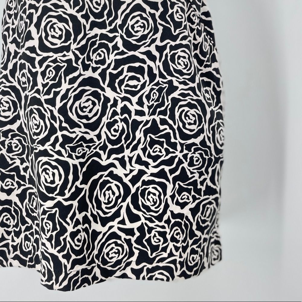 Coral Bay Black White Floral Golf Skort | Size 10 | Activewear Casual Classic - Picture 4 of 14